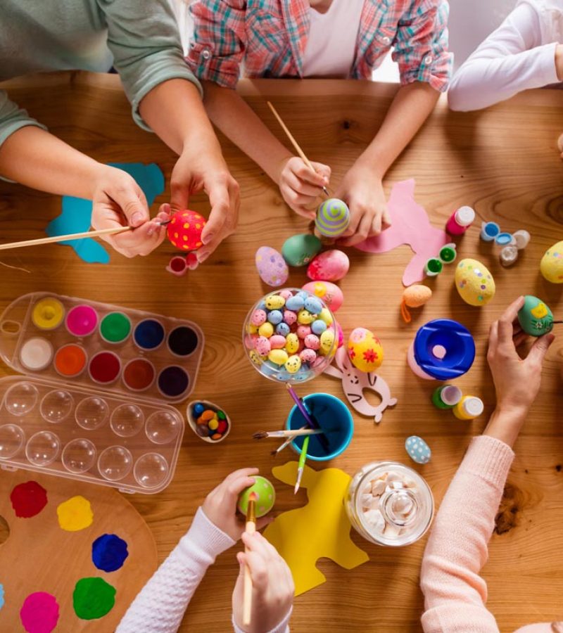 Top above high angle view of work place table nice group of people hands doing making decor accessory things classes courses studying in house indoors Top above high angle view of work place table nice group of people hands doing making decor accessory things classes courses studying in house indoors